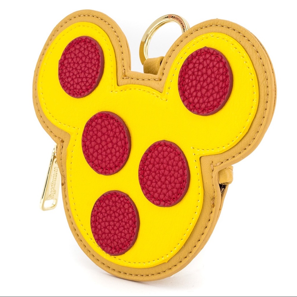 Pizza Mickey Key Chain Coin Bag - Picture 3 of 3